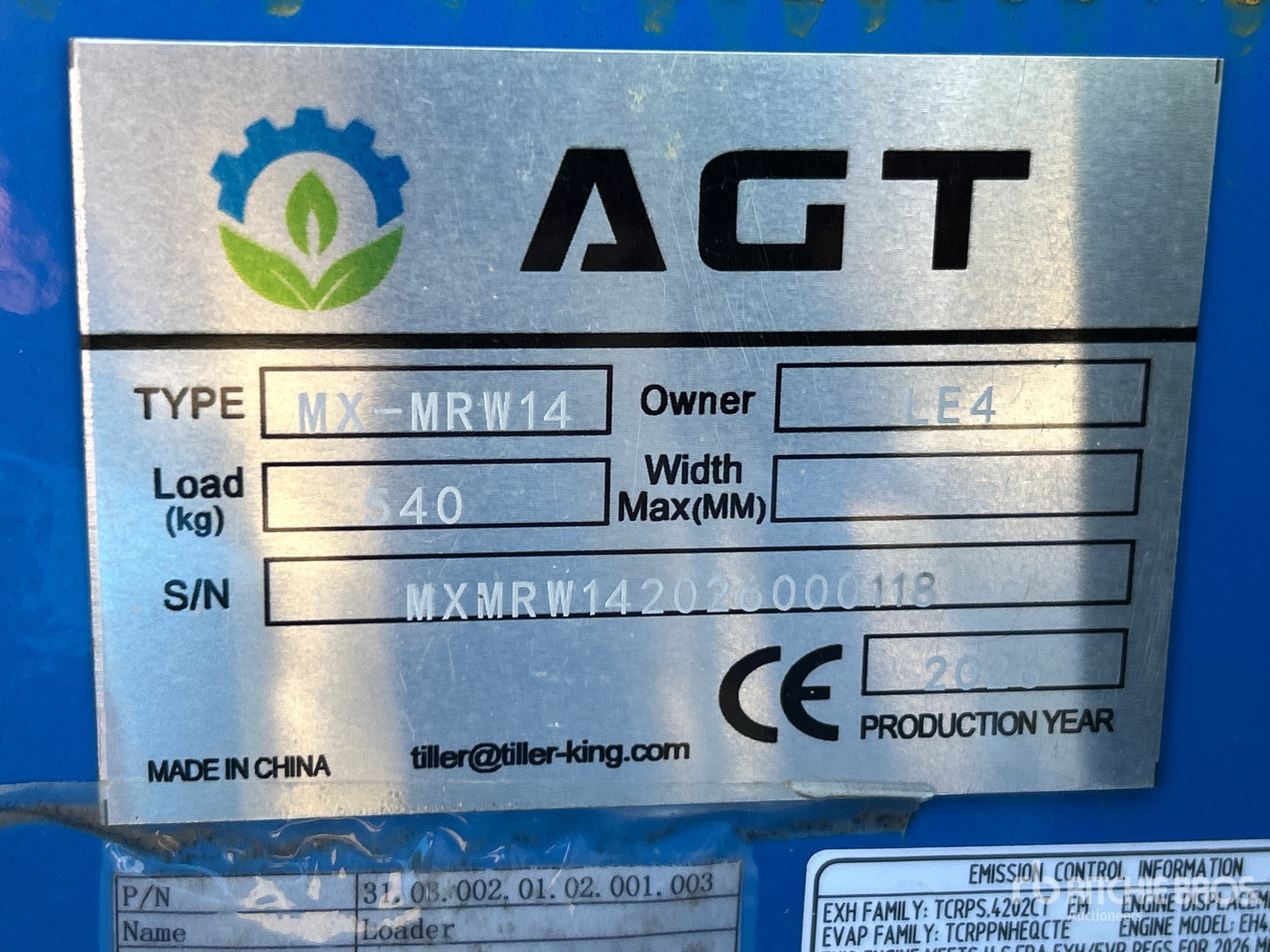 2026 AGT MX-MRW14