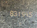General Appearance with Frame Stamp Serial Number/VIN Photo