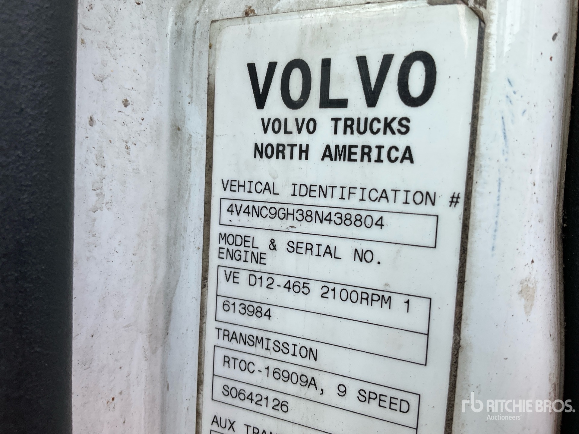 Photo of a 2008 Volvo VNL