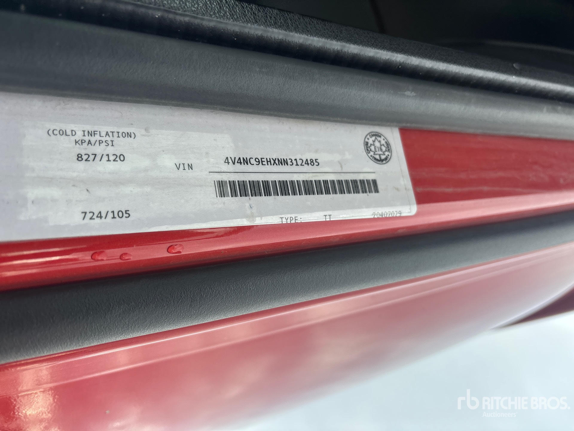 General Appearance with Numéro de série/Numéro d'identification du véhicule automobile