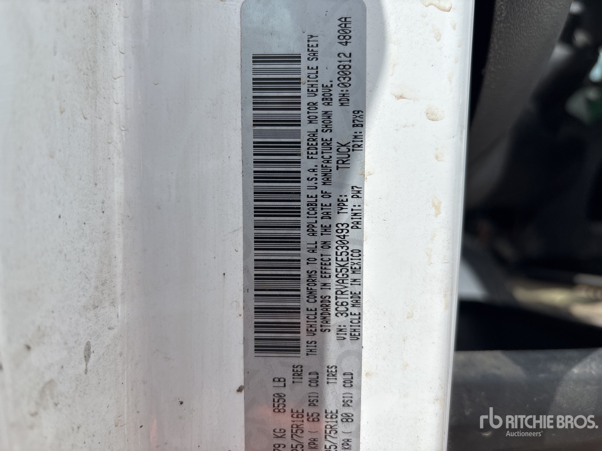 Photo of a 2019 Ram PROMASTER 1500