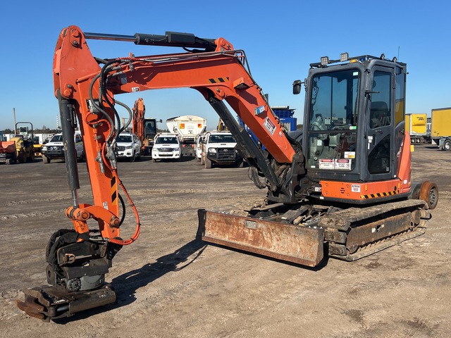 2016 Hitachi ZX65USB-5A Hi-Rail Tracked Excavator