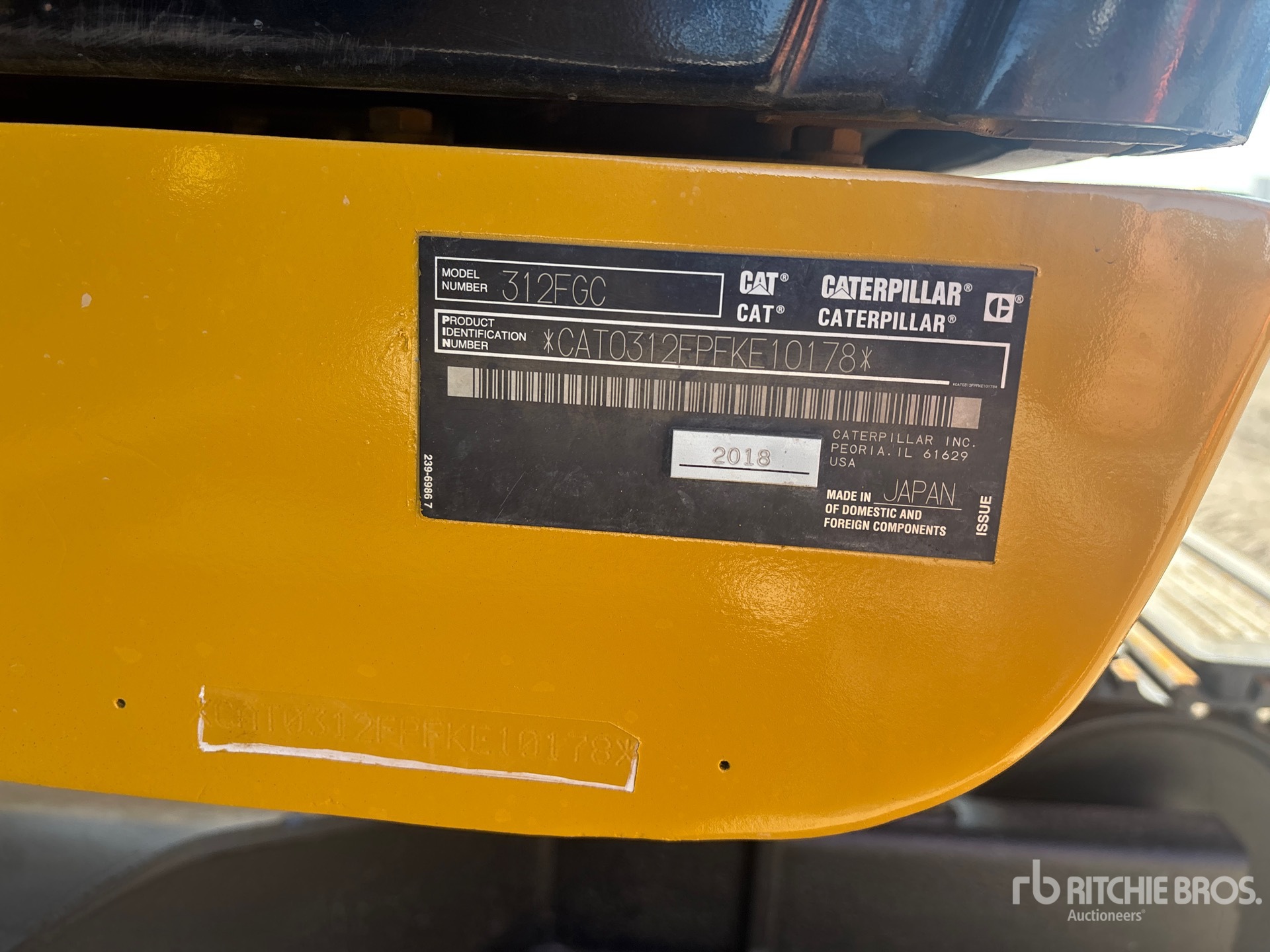 2018 Caterpillar 312F GC