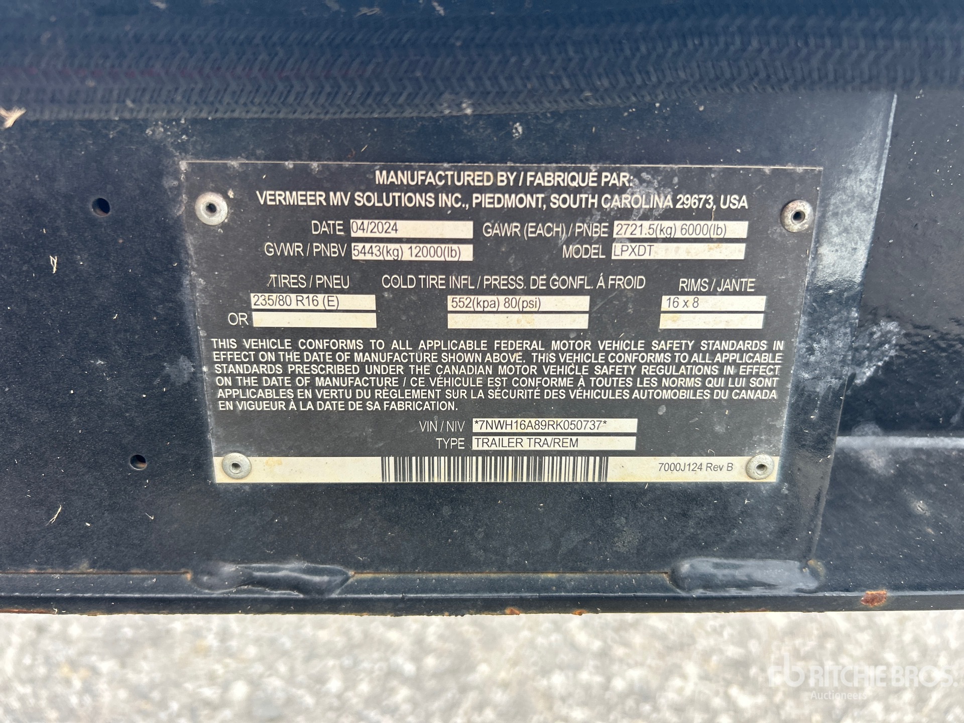 Photo of a 2024 Vermeer LP573 XDT
