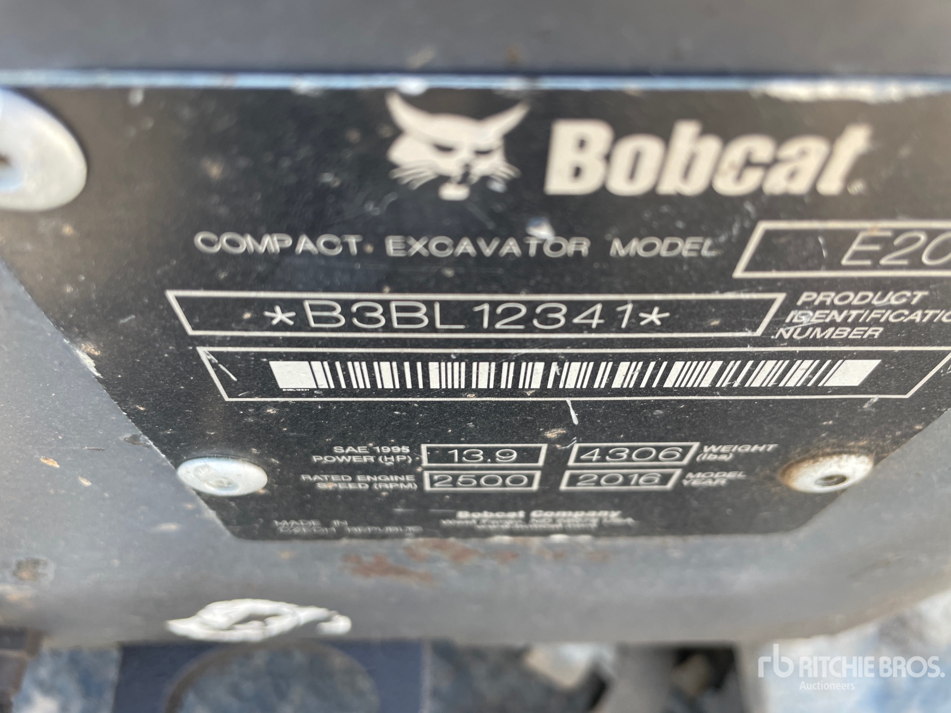 Photo of a 2016 Bobcat E20