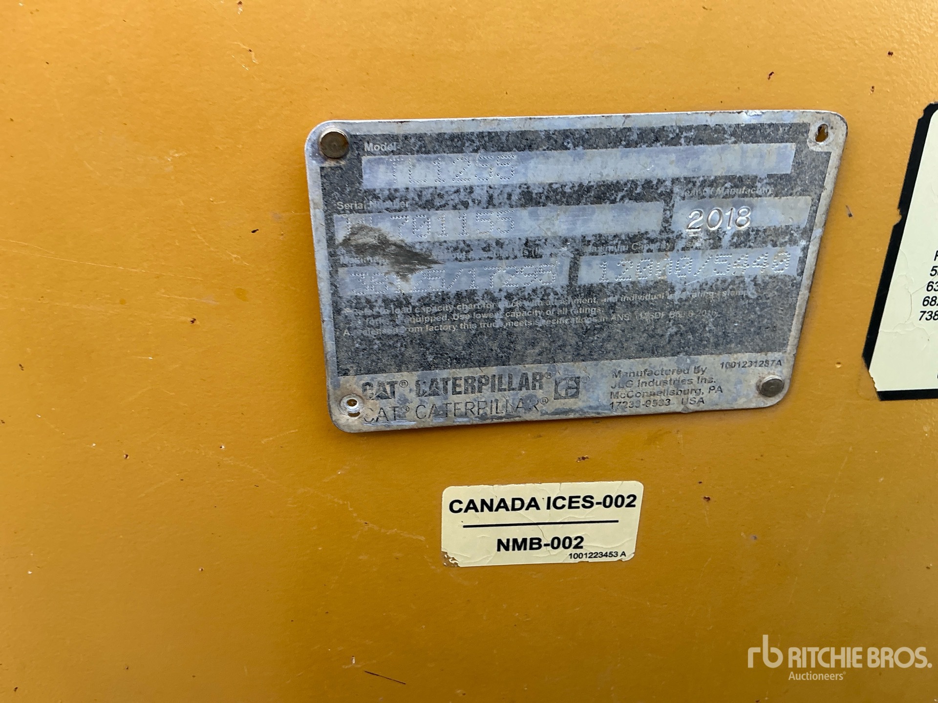 Photo of a 2018 Caterpillar TL1255D