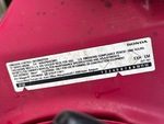 Engine with Emission Certification Label