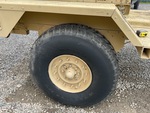 Trailer Chassis with Left Front Tire