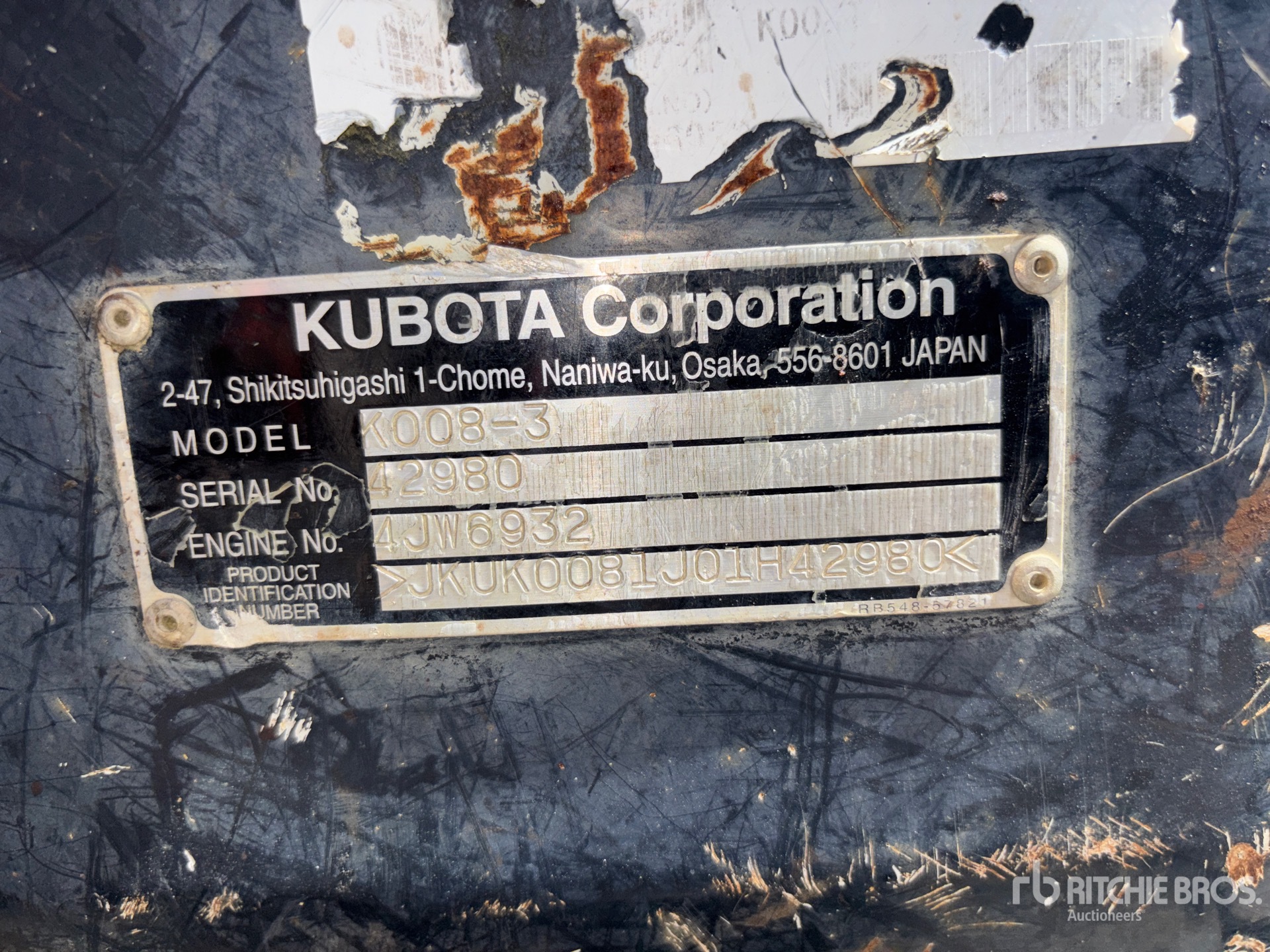 2019 Kubota K008-3