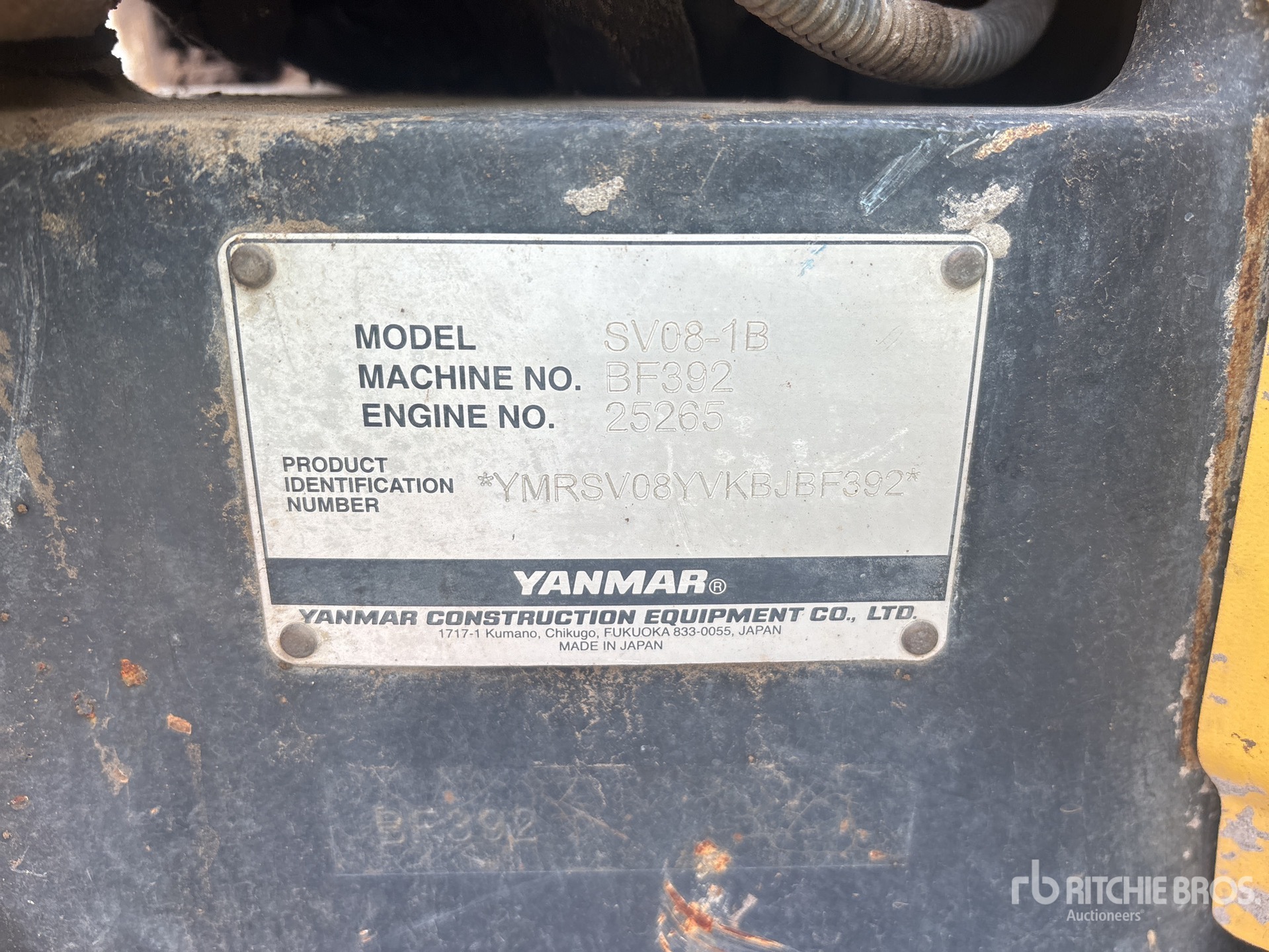 2019 Yanmar SV08-1B