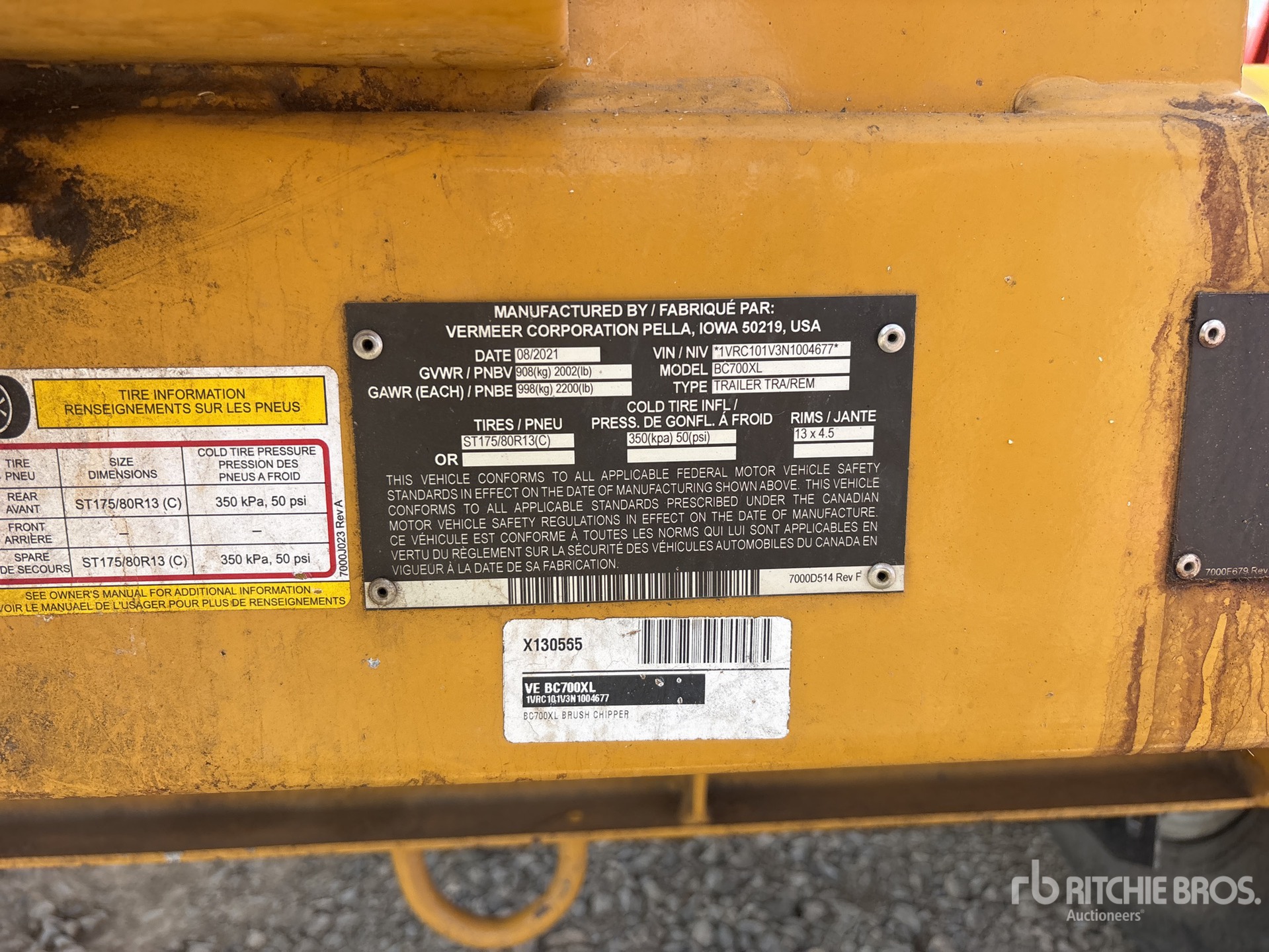 Vermeer BC700XL
