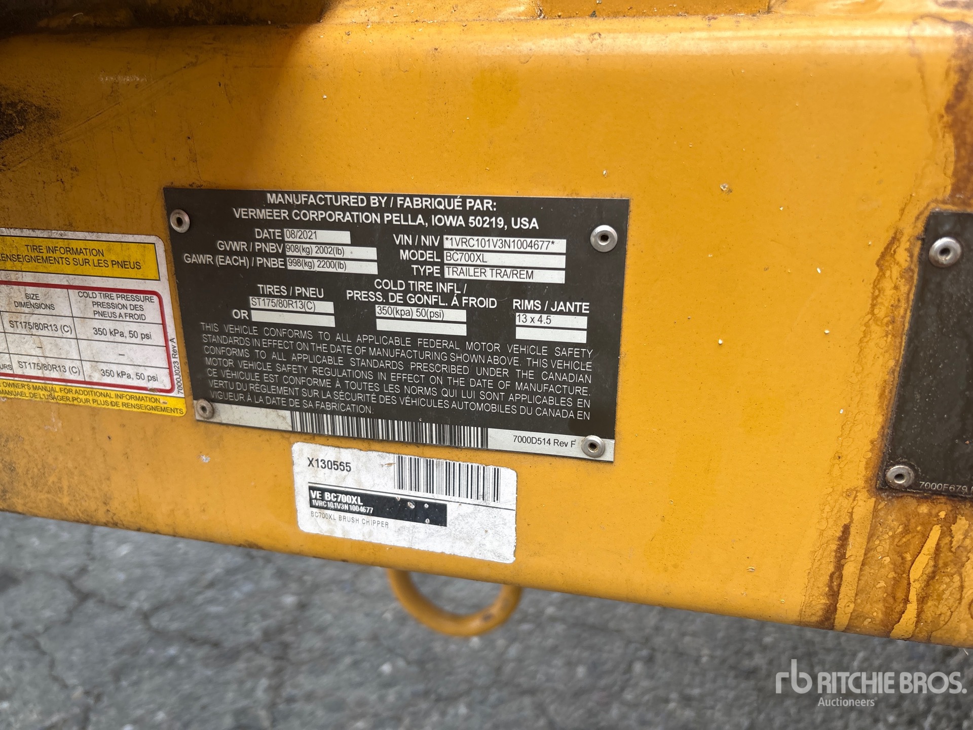Vermeer BC700XL