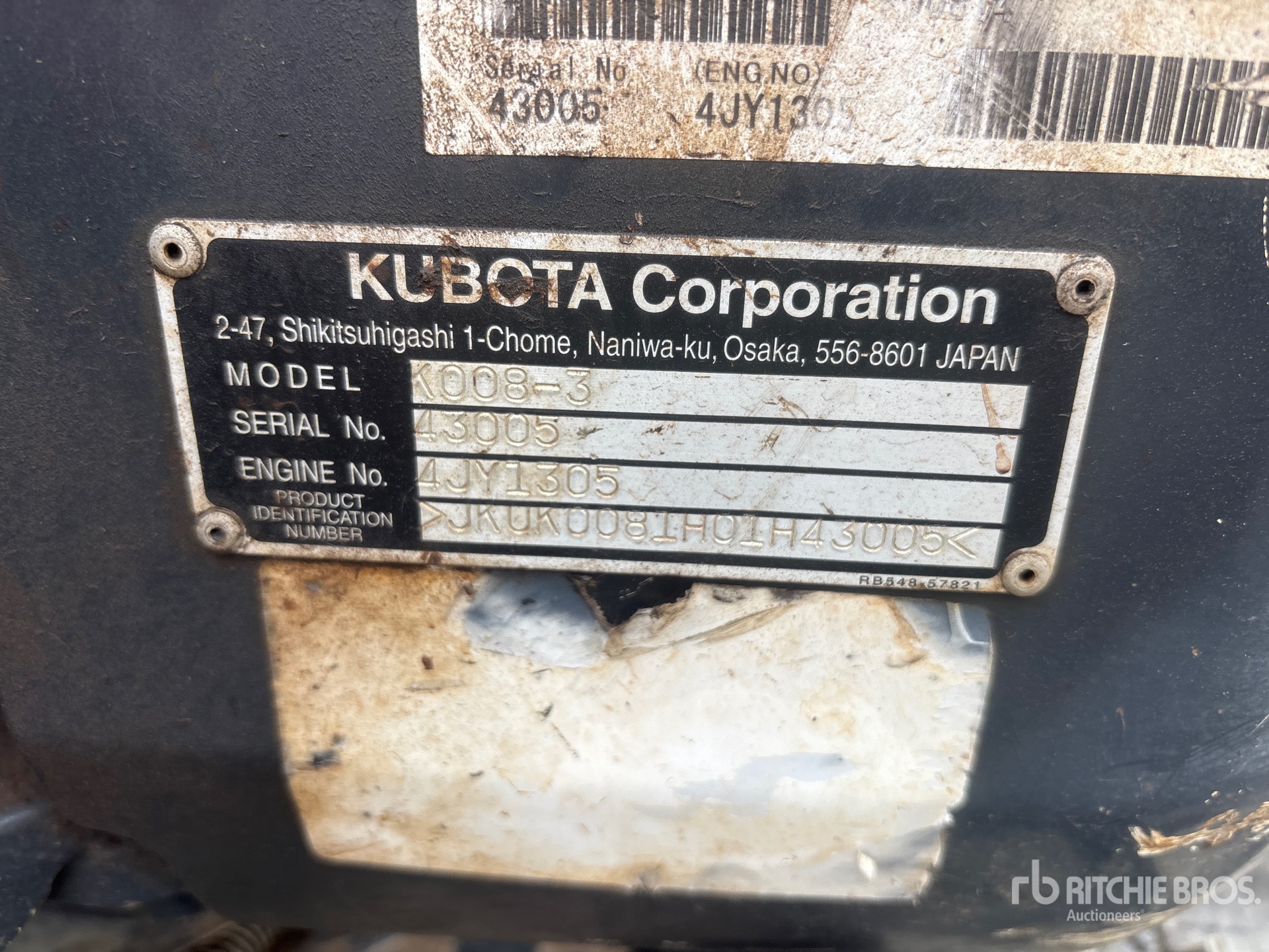 2019 Kubota K008-3