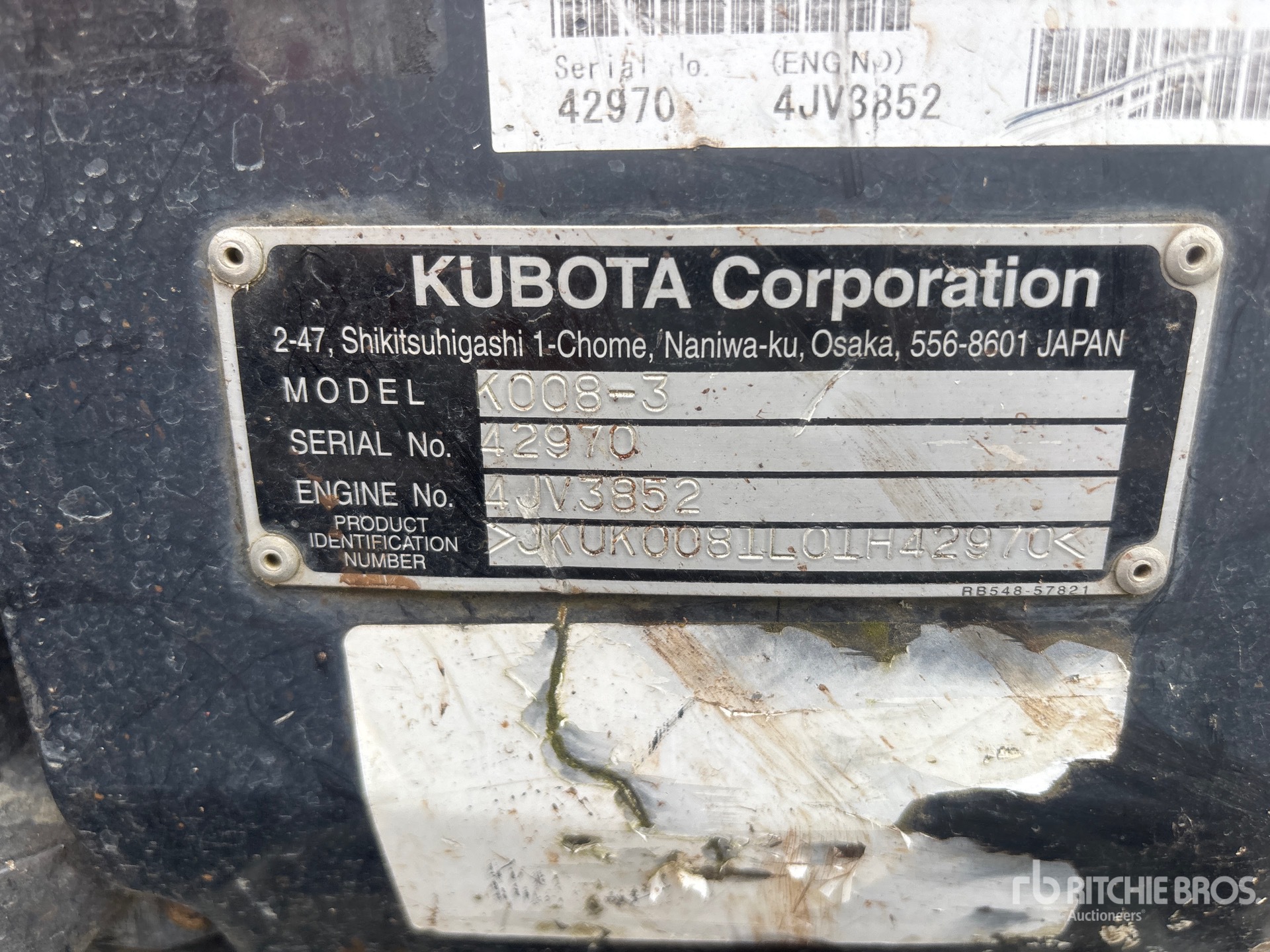 2019 Kubota K008-3