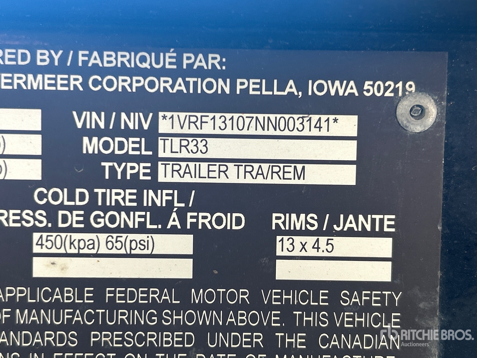 Photo of 2022 Vermeer TLR33