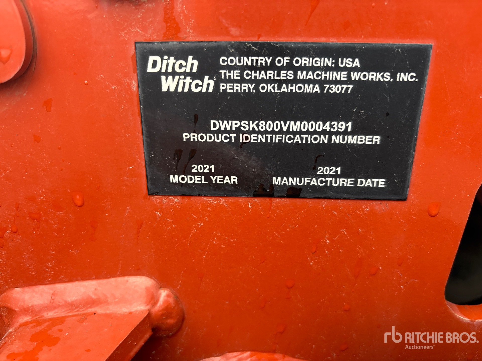 2021 Ditch Witch SK800