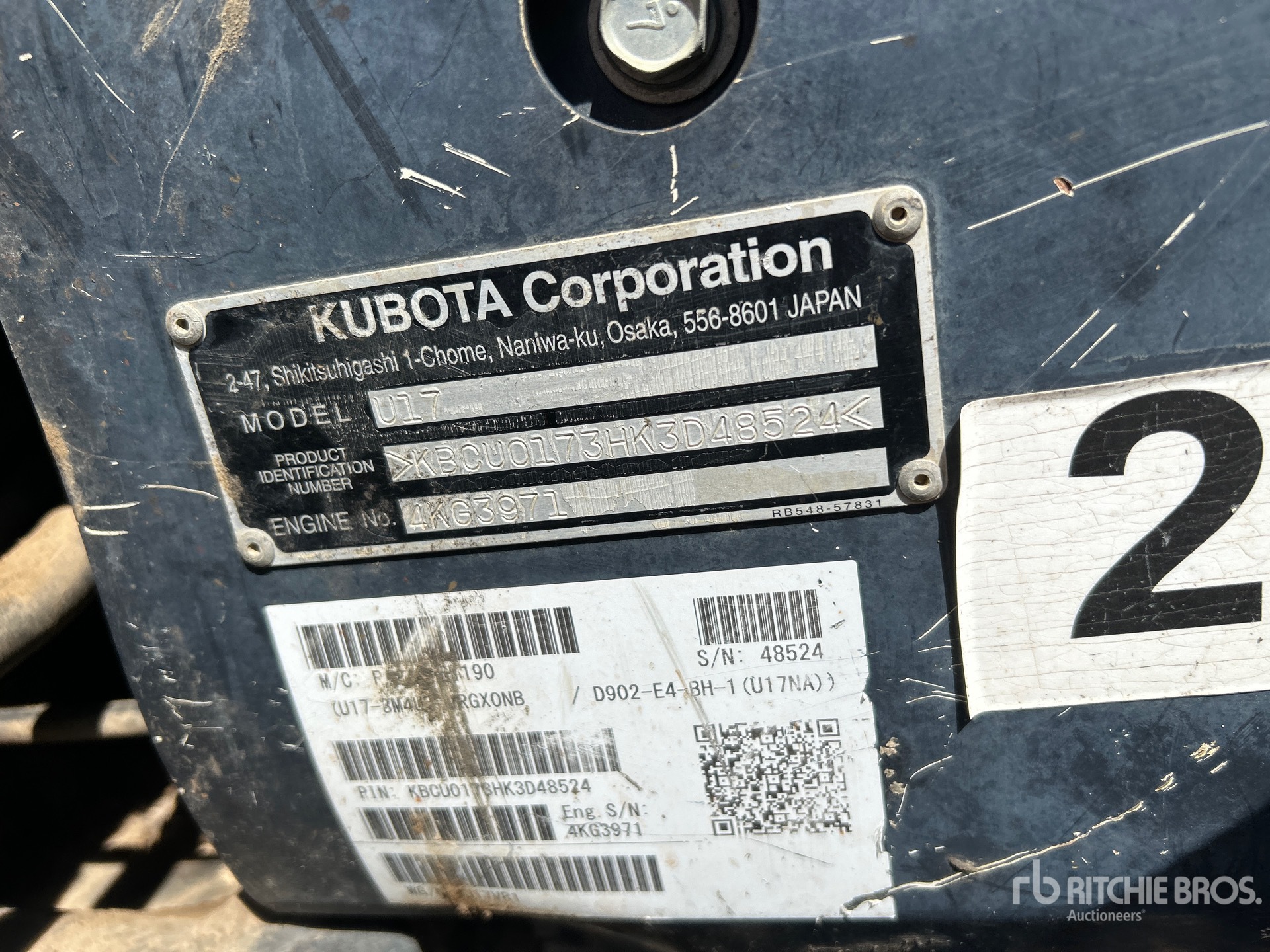 Photo of 2019 Kubota U17VR1