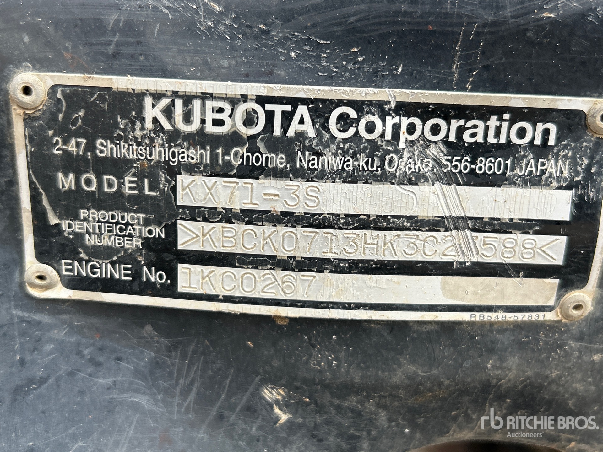 2019 Kubota KX71-3S4R1