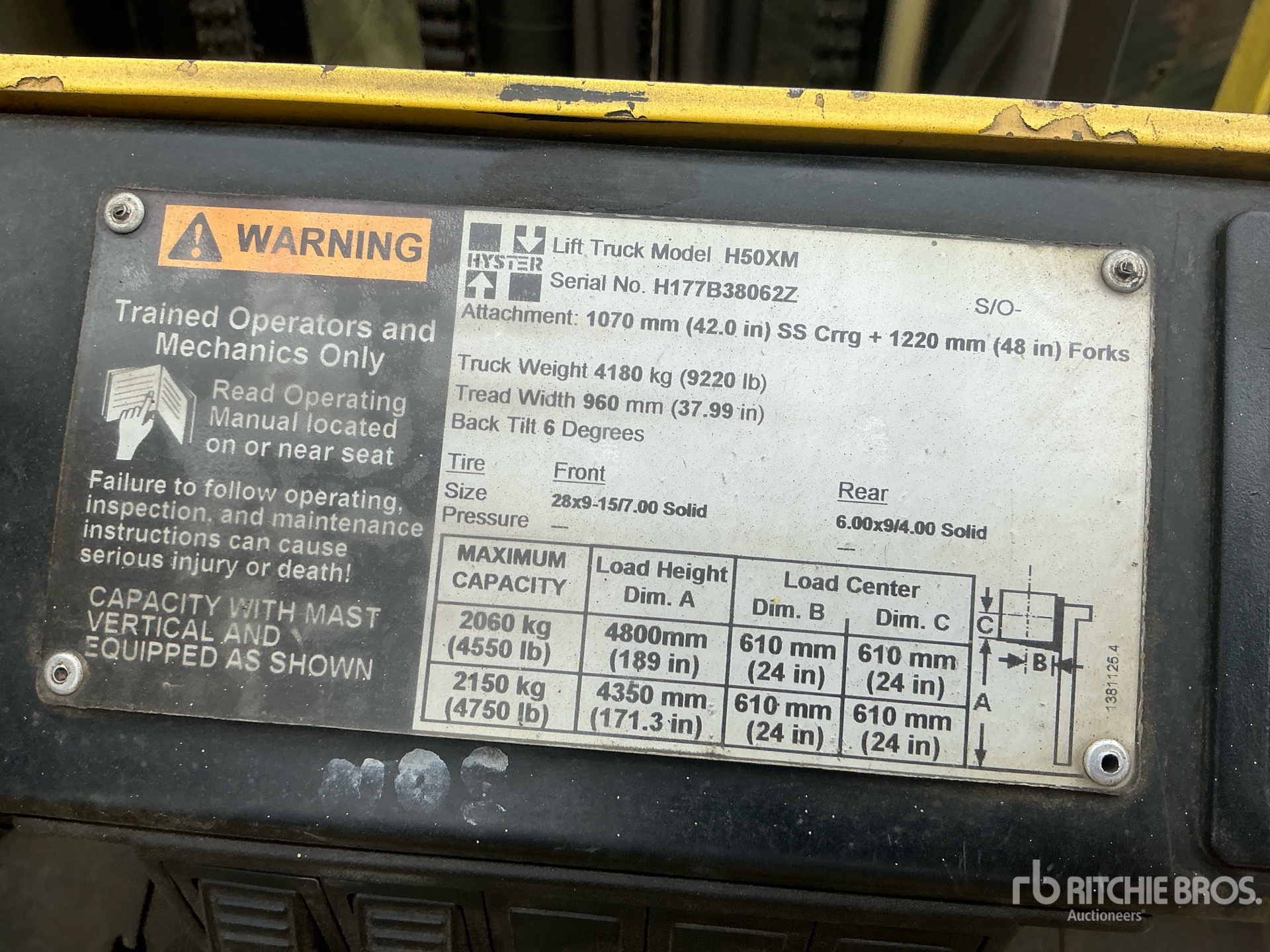 Photo of a  Hyster H50XM