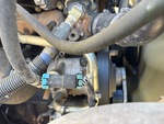 Engine with A/C Compressor