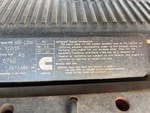 Engine with Emission Label