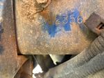 General Appearance with Frame Stamp Serial Number/VIN Photo
