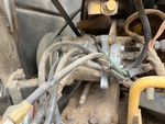 Engine with A/C Compressor