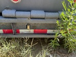 Trailer Chassis with License Plate Light Functional