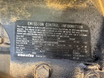 Engine with Emission Label