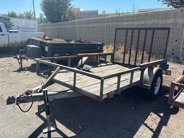 1999 Texas Bragg 10 ft S/A Utility Trailer