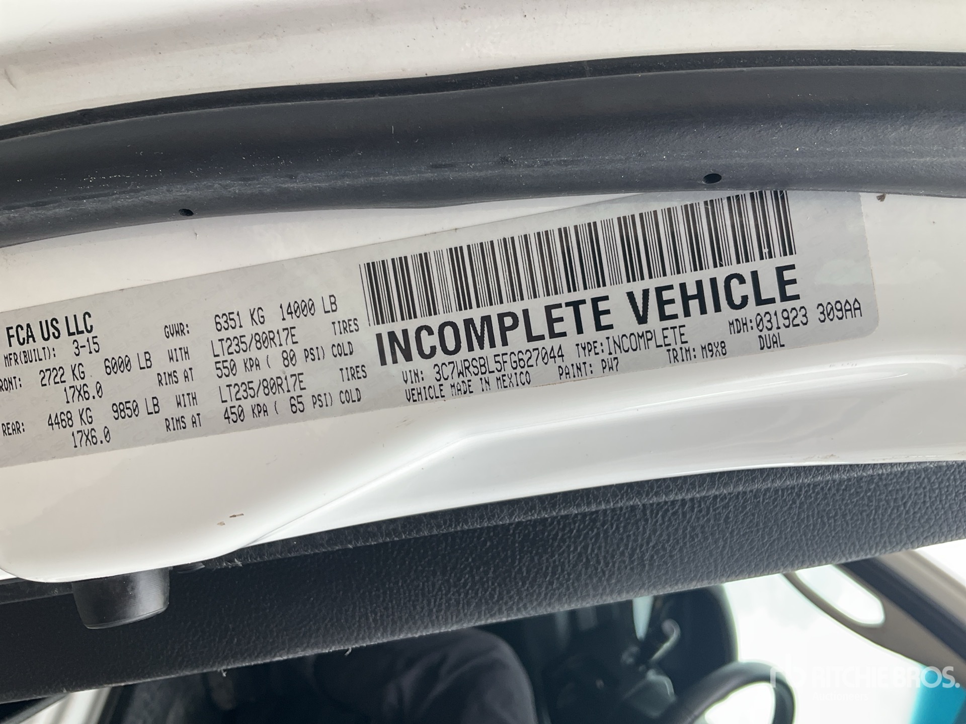 Photo of a 2015 Ram 3500