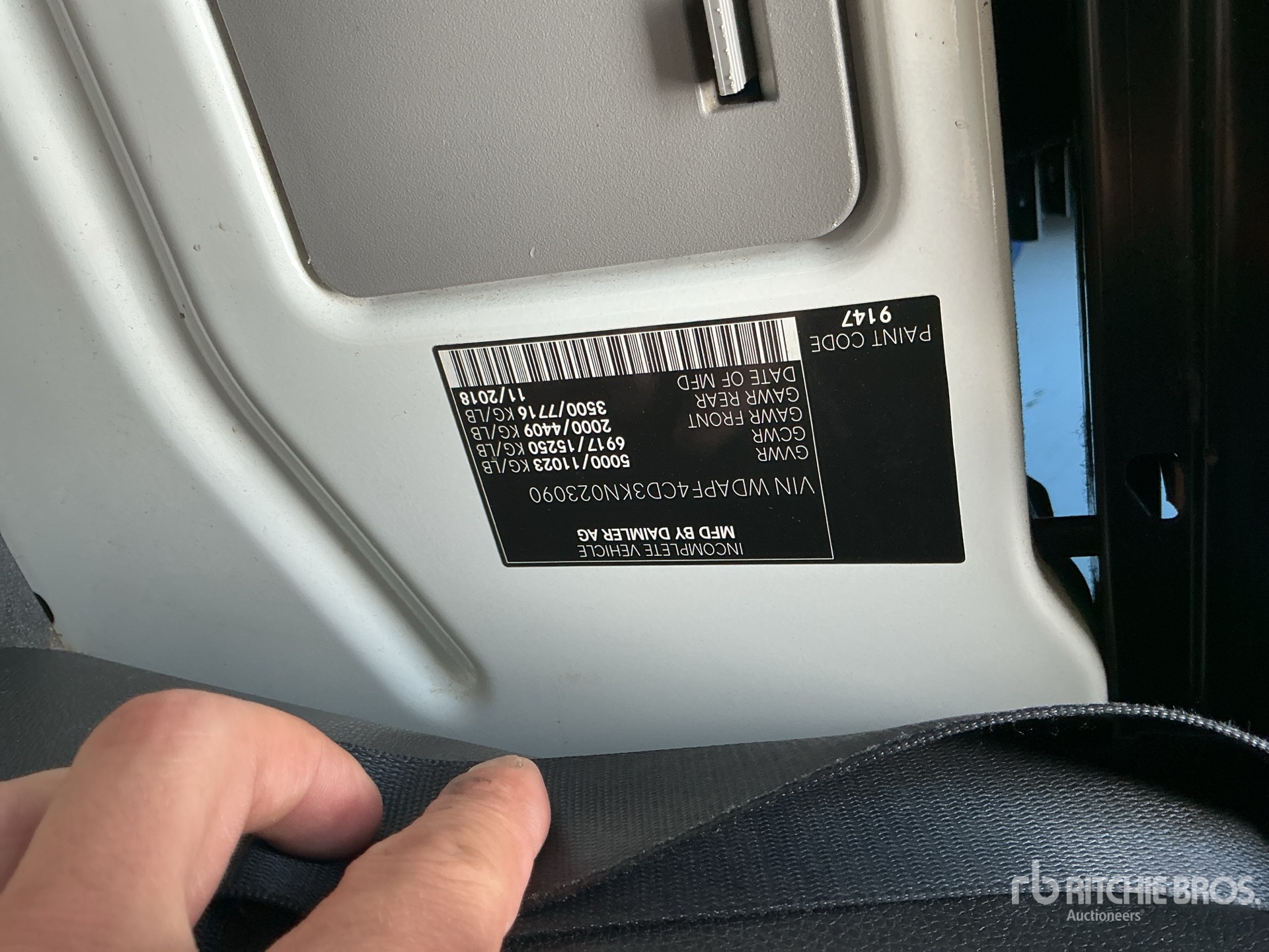 Photo of a 2019 Mercedes-Benz SPRINTER 3500