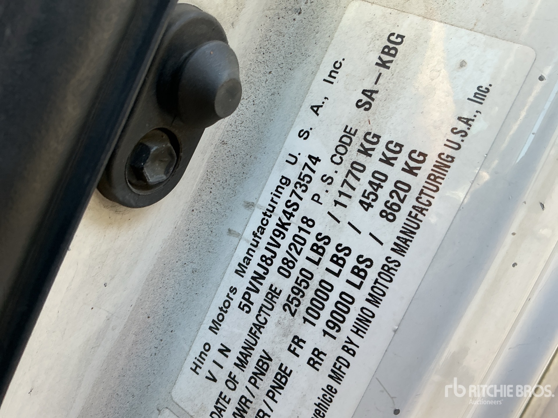 Photo of a 2019 Hino 268
