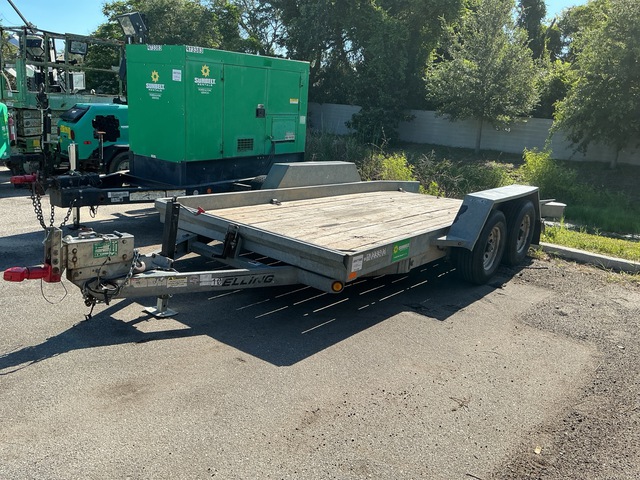 2017 Felling FT-10T-GW 16 ft T/A Tilt Deck Trailer