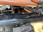General Appearance with Frame Stamp Serial Number/VIN Photo