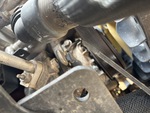 Engine with A/C Compressor