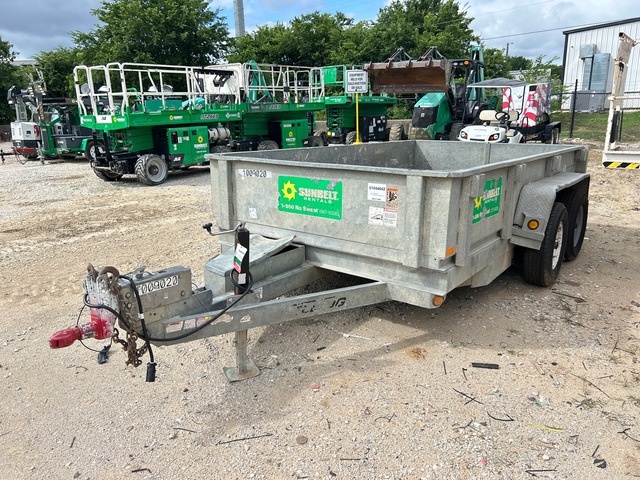 2018 Felling FT-10DTHD-G 12 ft T/A Dump Utility Trailer