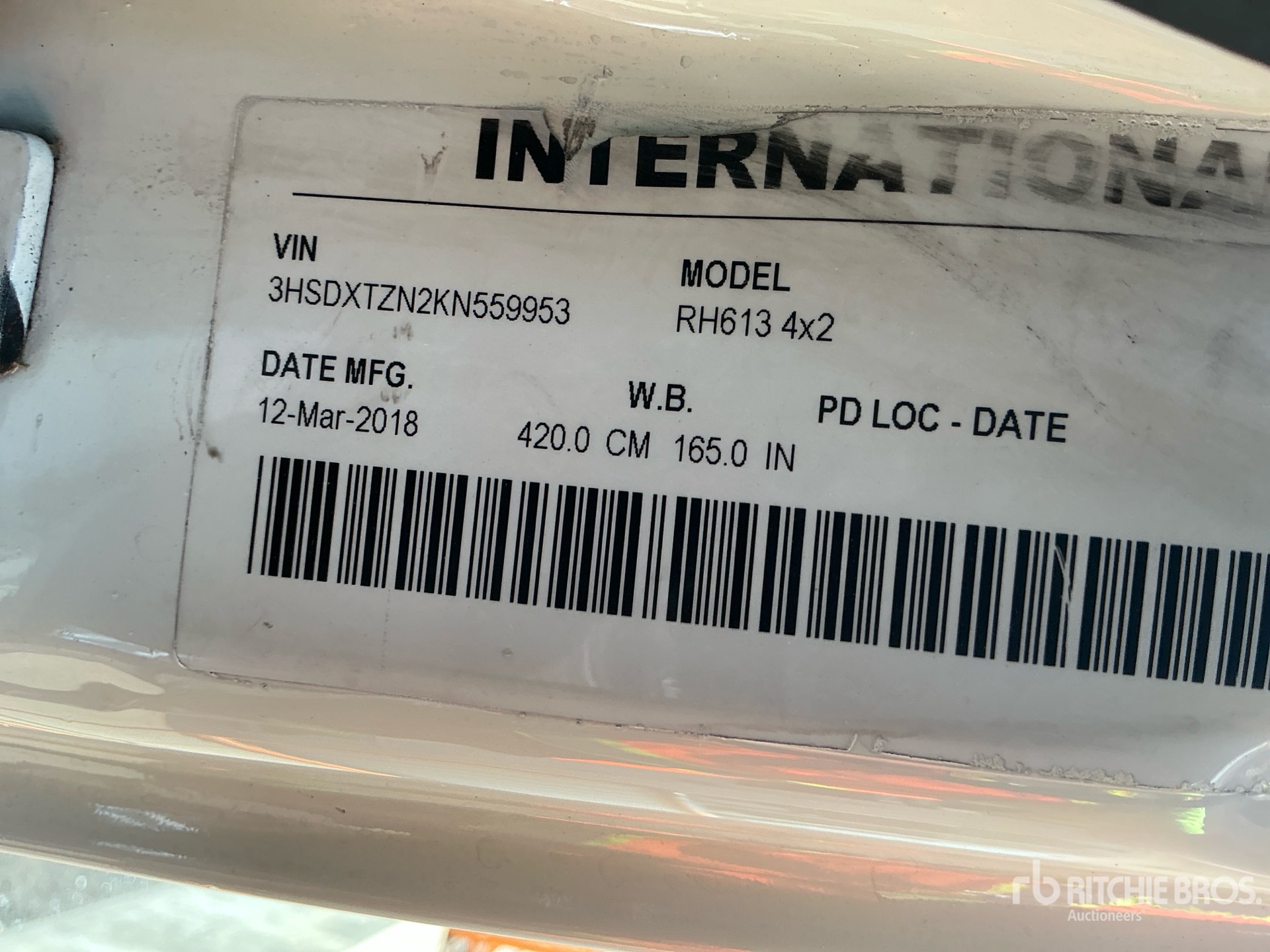 Photo of a 2019 International RH613