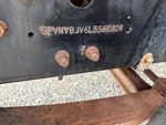 General Appearance with Frame Stamp Serial Number/VIN Photo