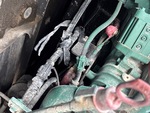 Engine with A/C Compressor