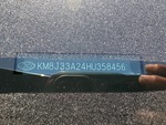 General Appearance with Frame Stamp Serial Number/VIN Photo