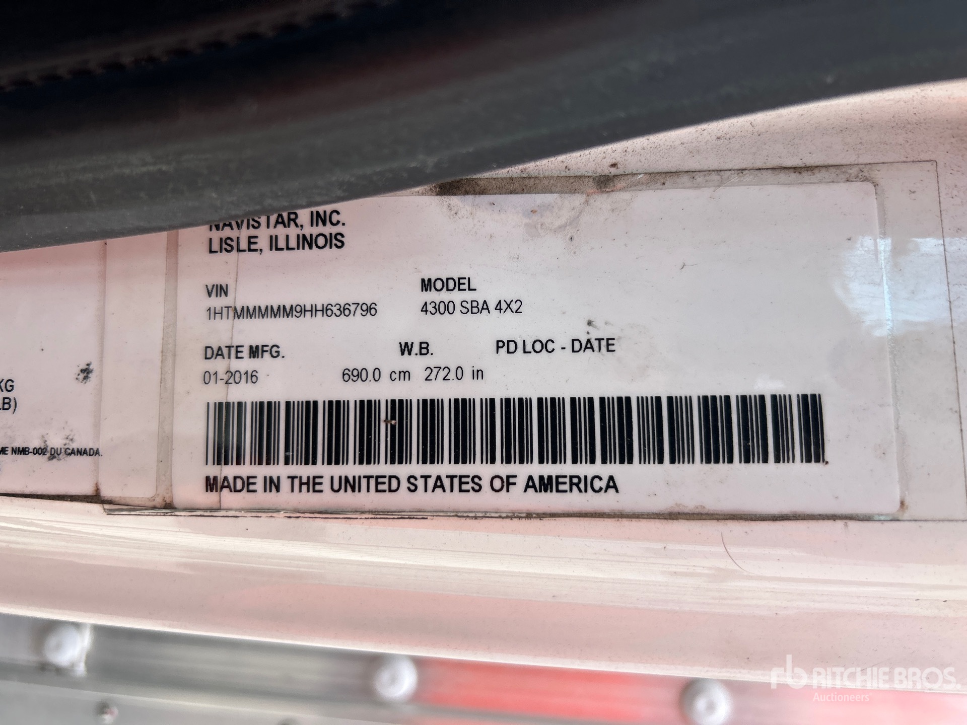 Photo of a 2017 International 4300