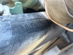 General Appearance with Frame Stamp Serial Number/VIN Photo