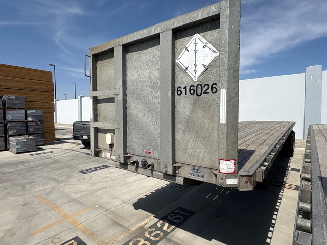 2017 Hyundai FC2366122-AF 68000 lb 40 ft T/A Flatbed Trailer 2017 Hyundai FC2366122-AF 68000 lb 40 ft T/A Flatbed Trailer