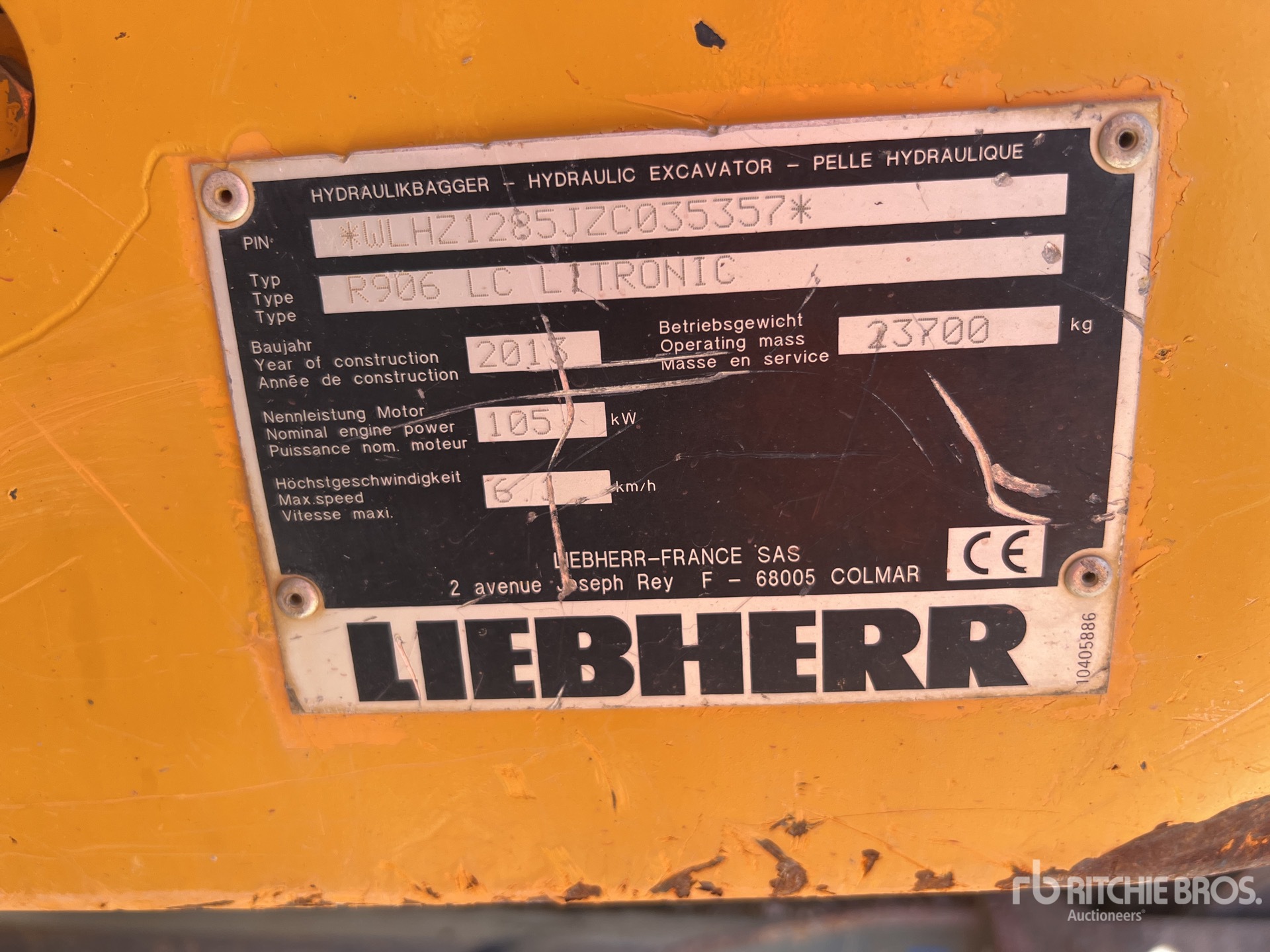 2013 Liebherr R906 LC LITRONI