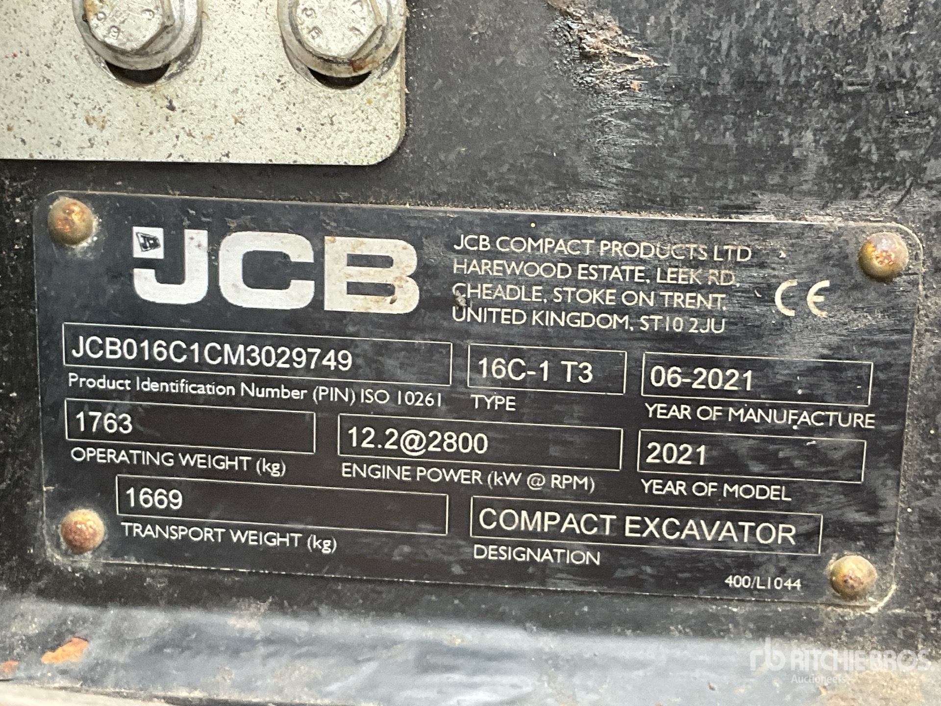Photo of a 2021 JCB 16C-1