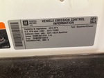 Engine with Emission Certification Label