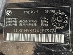General Appearance with Frame Stamp Serial Number/VIN Photo