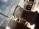 Undercarriage with Left Track Rollers