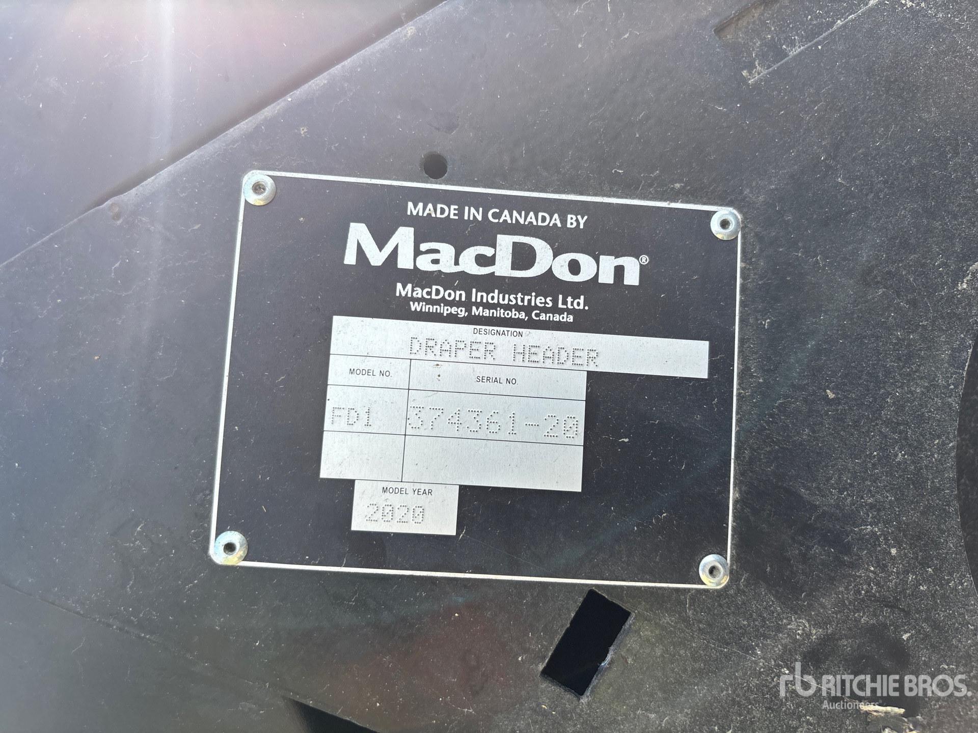 2020 Macdon FD140
